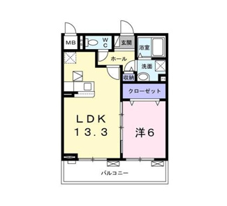 【間取り】 | エスポワールⅣ
