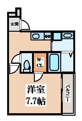 【間取り】 | フジパレス岩田町ノース