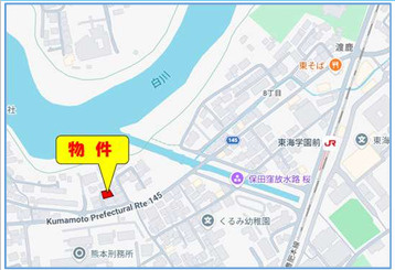 よかタウン／中央区渡鹿６丁目１期／１号棟の地図