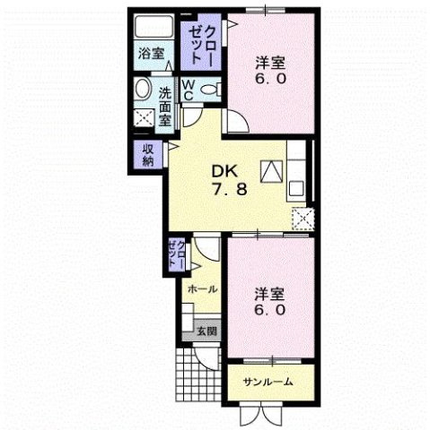 ステラ　フィランテの間取り
