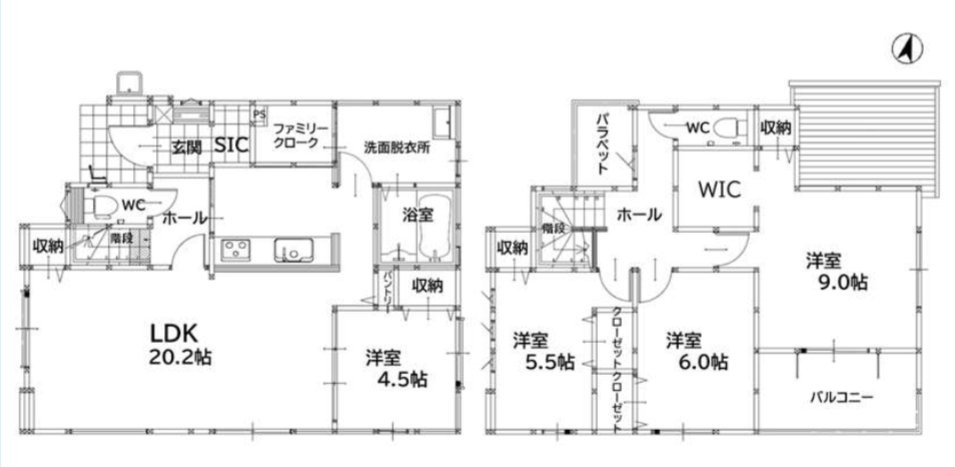 嘉穂郡桂川町大字土居の新築一戸建の間取り