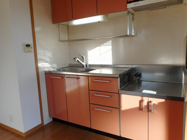 プリムローズⅡ壱番館のキッチン|使いやすいキッチンです