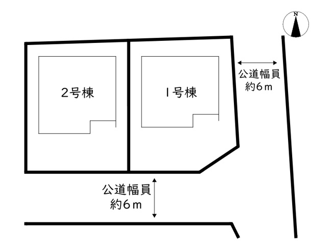 【区画図】 | 姫路市網干区津市場／全2棟