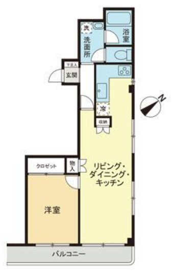 マンション新小岩の間取り