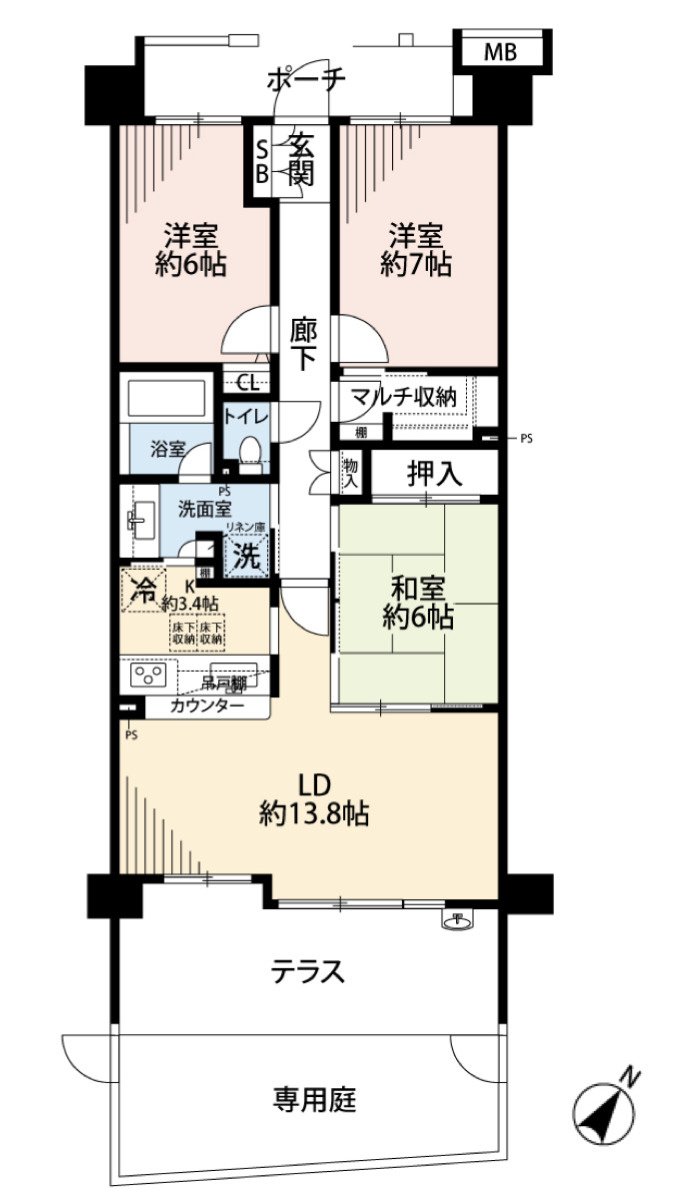 ソフィア松戸の間取り