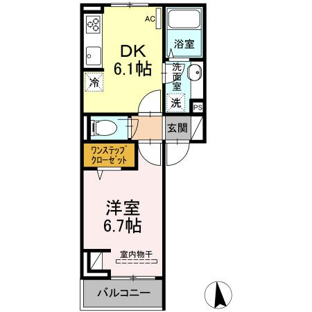 Lilien CourtⅡの間取り