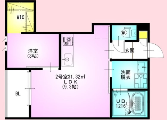REGALEST　橘の間取り