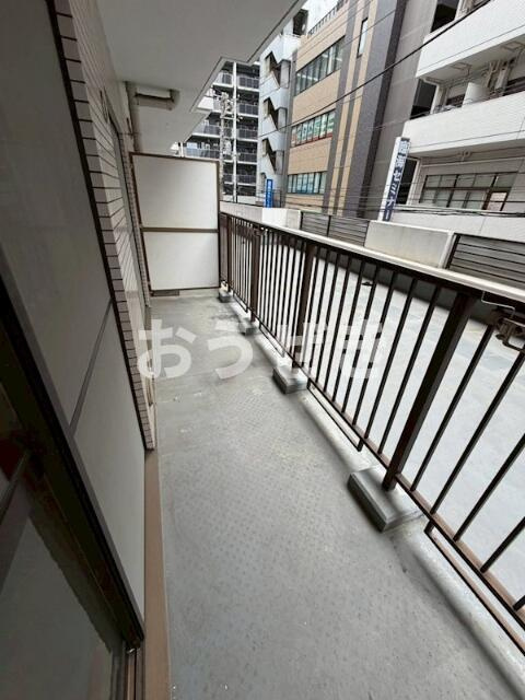 エクセル東戸塚のバルコニー