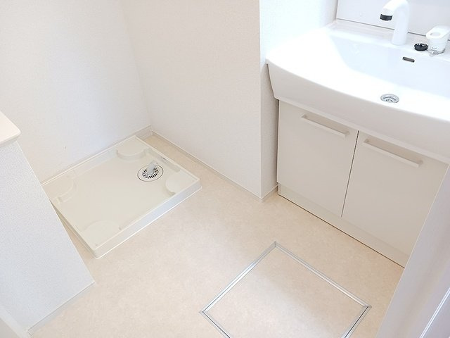 【洗面所】 | フェリチタカーサ　Ⅰ | スペースが確保できる洗面所です