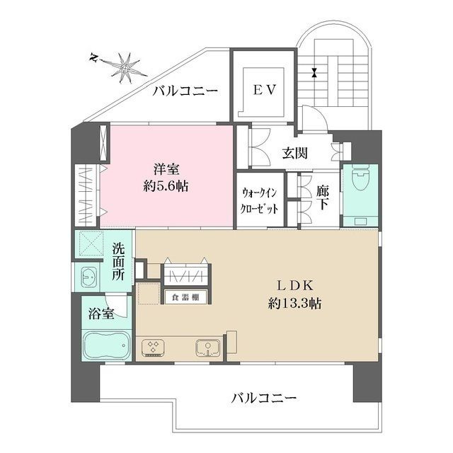 セレソ中目黒の間取り