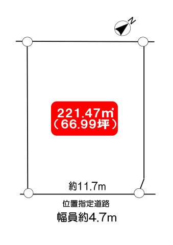 藤江土地　建築条件なし