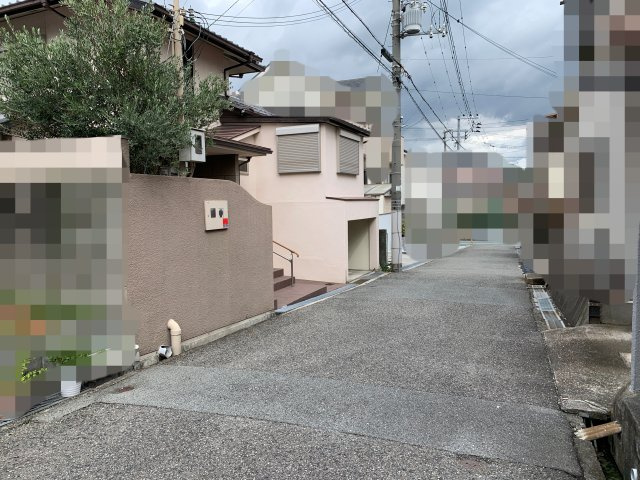 藤江土地　建築条件なしの前面道路含む現地写真