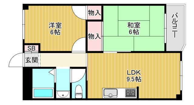 【間取り】 | サン岩本ビル