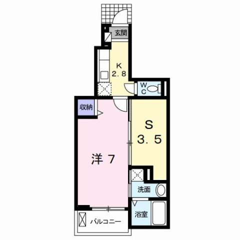 【間取り】 | ラインハイム足立山Ａ