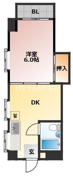 レジデンス泉の間取り