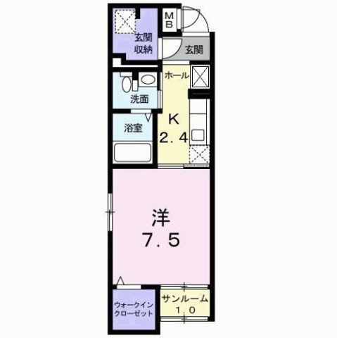 マルイレジデンス相模原の間取り