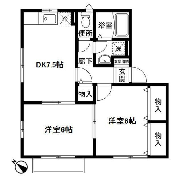ベルエポック中央林間の間取り