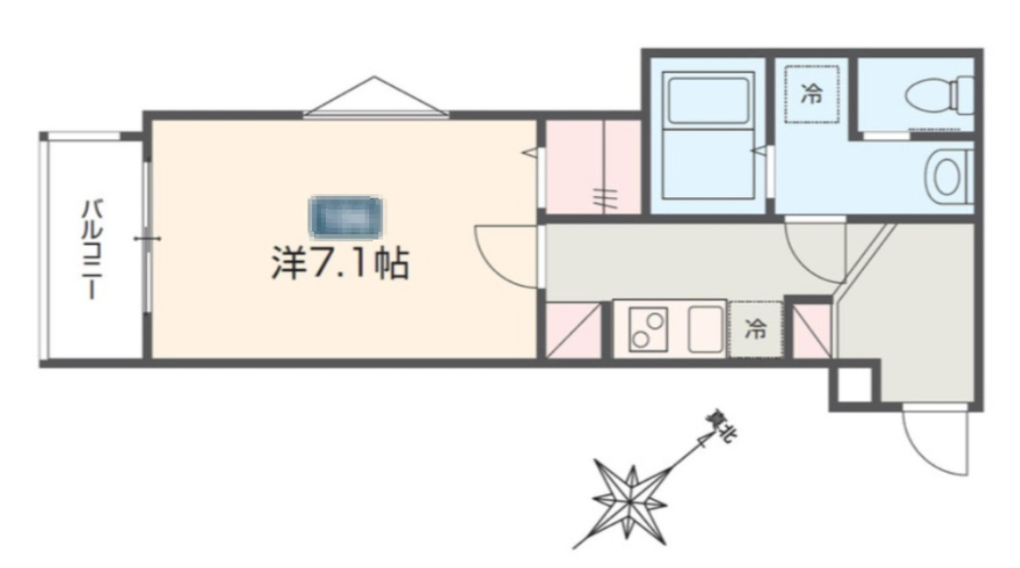 MELDIA鷲宮の間取り