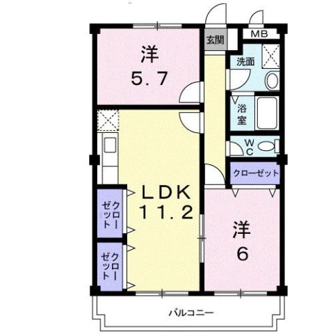 レジデンスｎ’Ｓの間取り