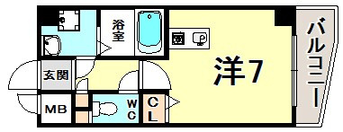 ラナップスクエア神戸県庁前の間取り