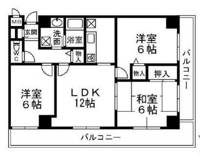 ライオンズステーションプラザ神戸の間取り