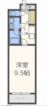 グランテージ感彩の間取り