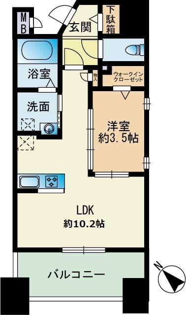 CLUB赤坂レジデンスの間取り