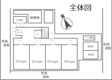 アーバンブリーズ門前仲町の区画図