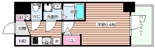 【間取り】 | エスリード南森町ラグシス