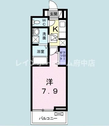 ブエナビスタ立川の間取り