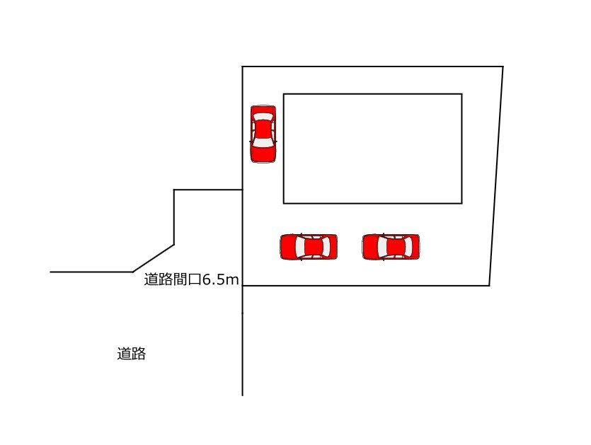 仲介手数料不要　カチタス北区弓削1丁目　戸建て【弓削小・武蔵中】の区画図|区画図
