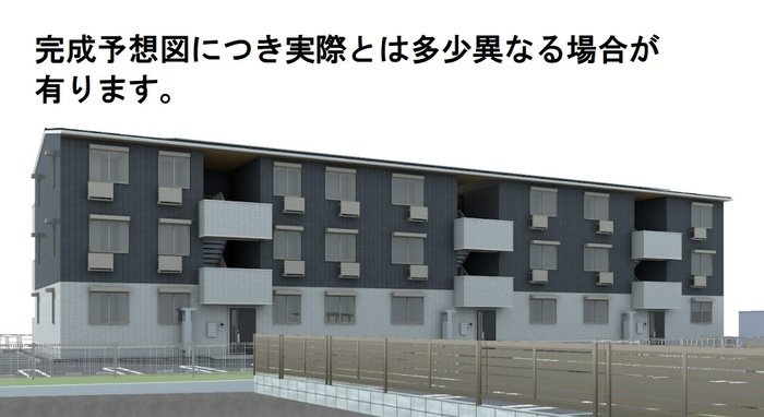 熊本市南区出仲間４丁目のアパートの外観