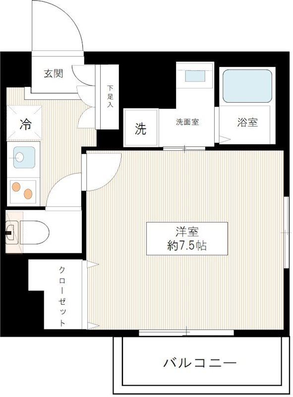 LEXE矢口渡の間取り