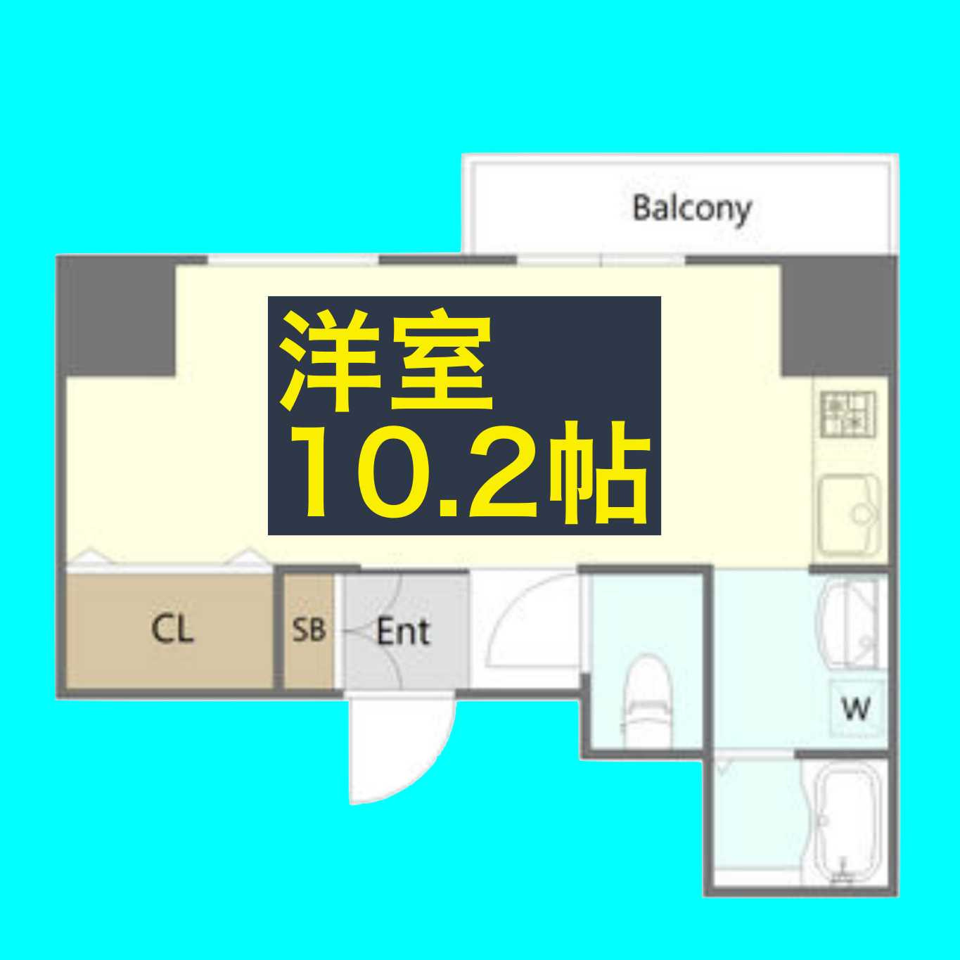 THE RESIDENCE IMAIKE EASTの間取り