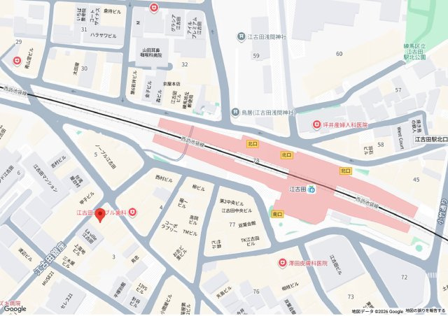 セントラル内田ビルの地図
