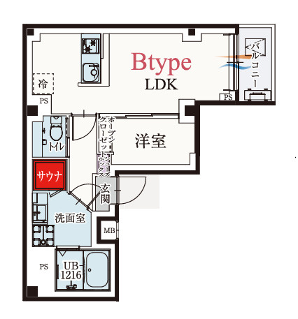 【間取り】 | b’CASA牛込柳町 | 「b’CASA牛込柳町」