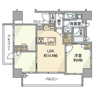 【間取り】 | クレア新小岩デジーノ | 間取りです。