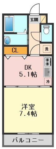 グレイスコートⅢの間取り