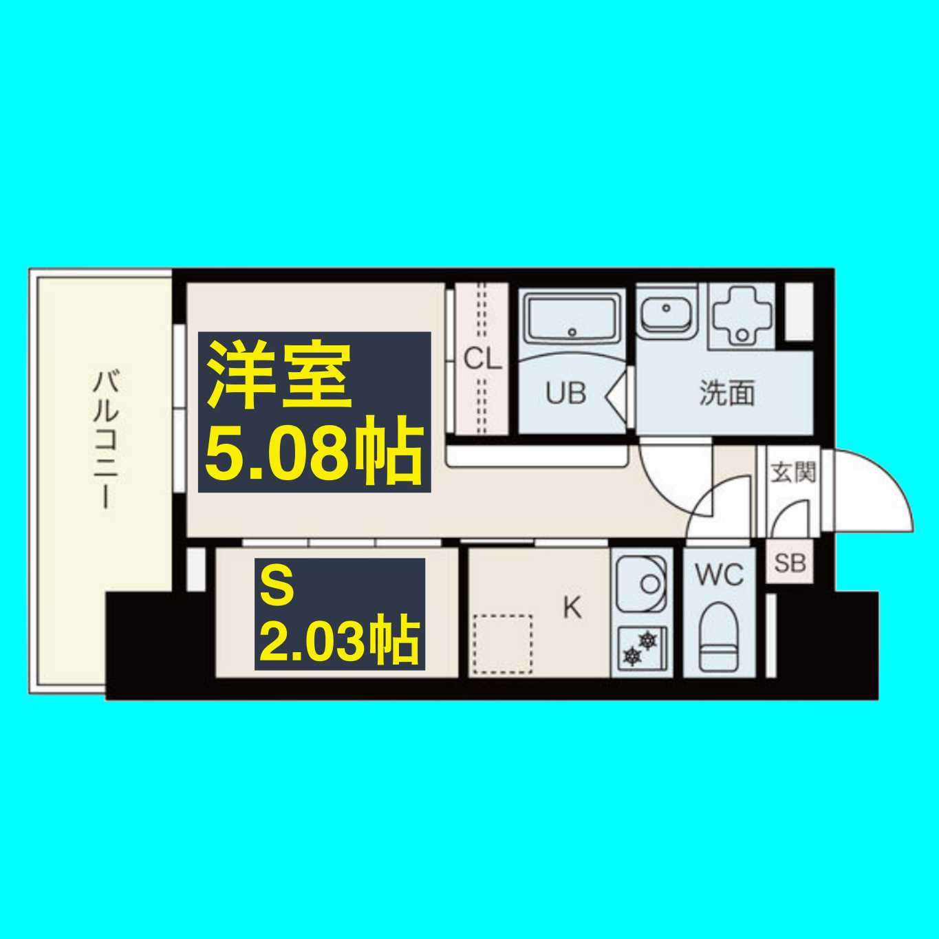 エステシア上前津の間取り