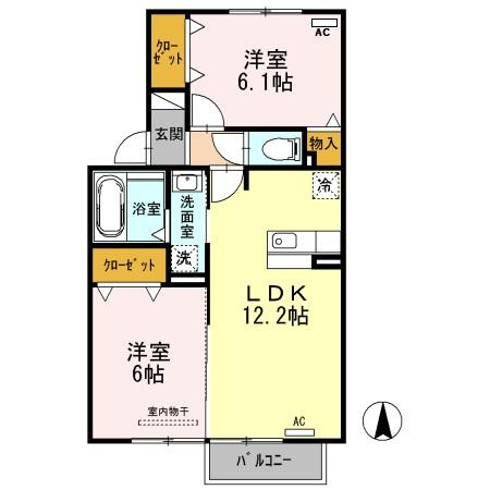 プロニティ朝日の間取り