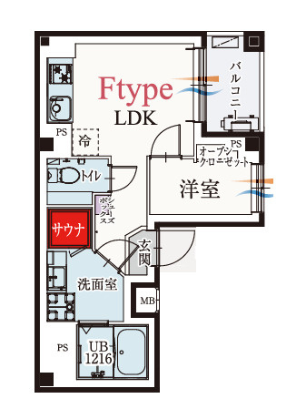 【間取り】 | b’CASA牛込柳町 | 「b’CASA牛込柳町」