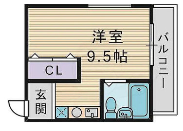 大阪市旭区中宮３丁目の一棟マンションの間取り
