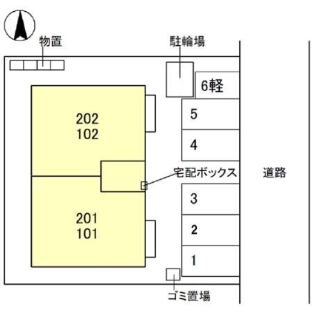 chaleur mtⅡ(シャルール エームテードゥ)の区画図