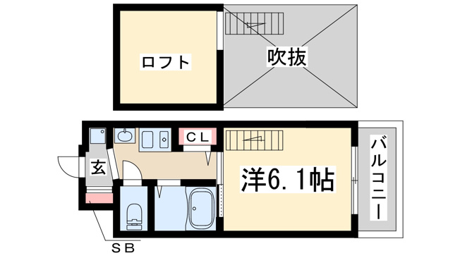 【間取り】 | エステムコート新大阪5ソレックス