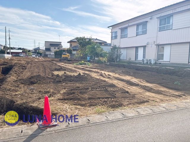 第4土浦市並木　新築戸建　1号棟の前面道路含む現地写真|住宅ローンについてご不安な方もお任せください♪経験豊富なスタッフが丁寧にサポートいたします！