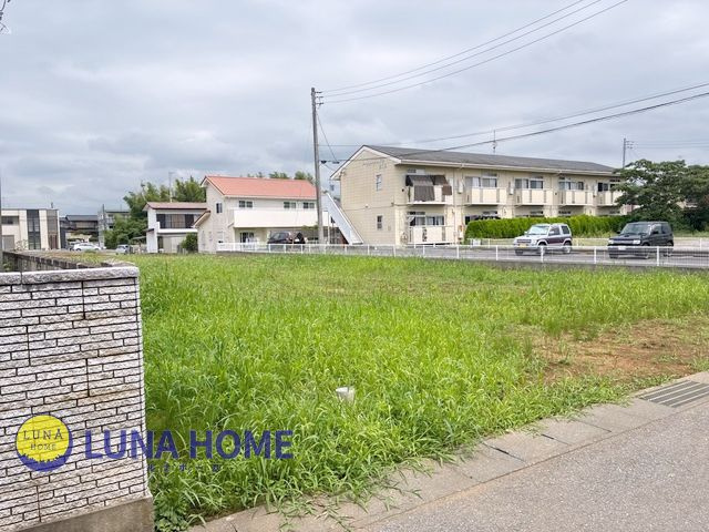 第4土浦市並木　新築戸建　1号棟の前面道路含む現地写真