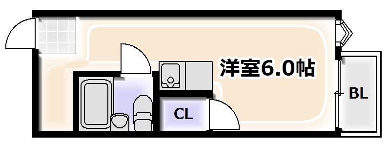 グランビルドアビコⅠの間取り
