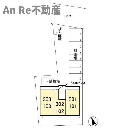 セピアヒルズの区画図