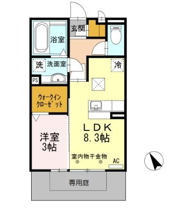 フォンターナ　泉の間取り
