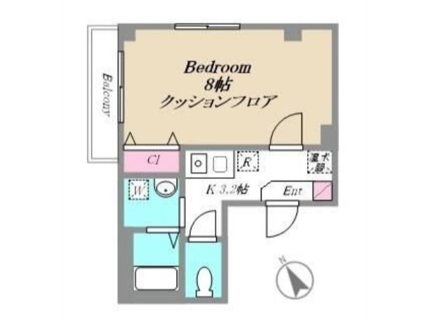 エドエル鳴子の間取り